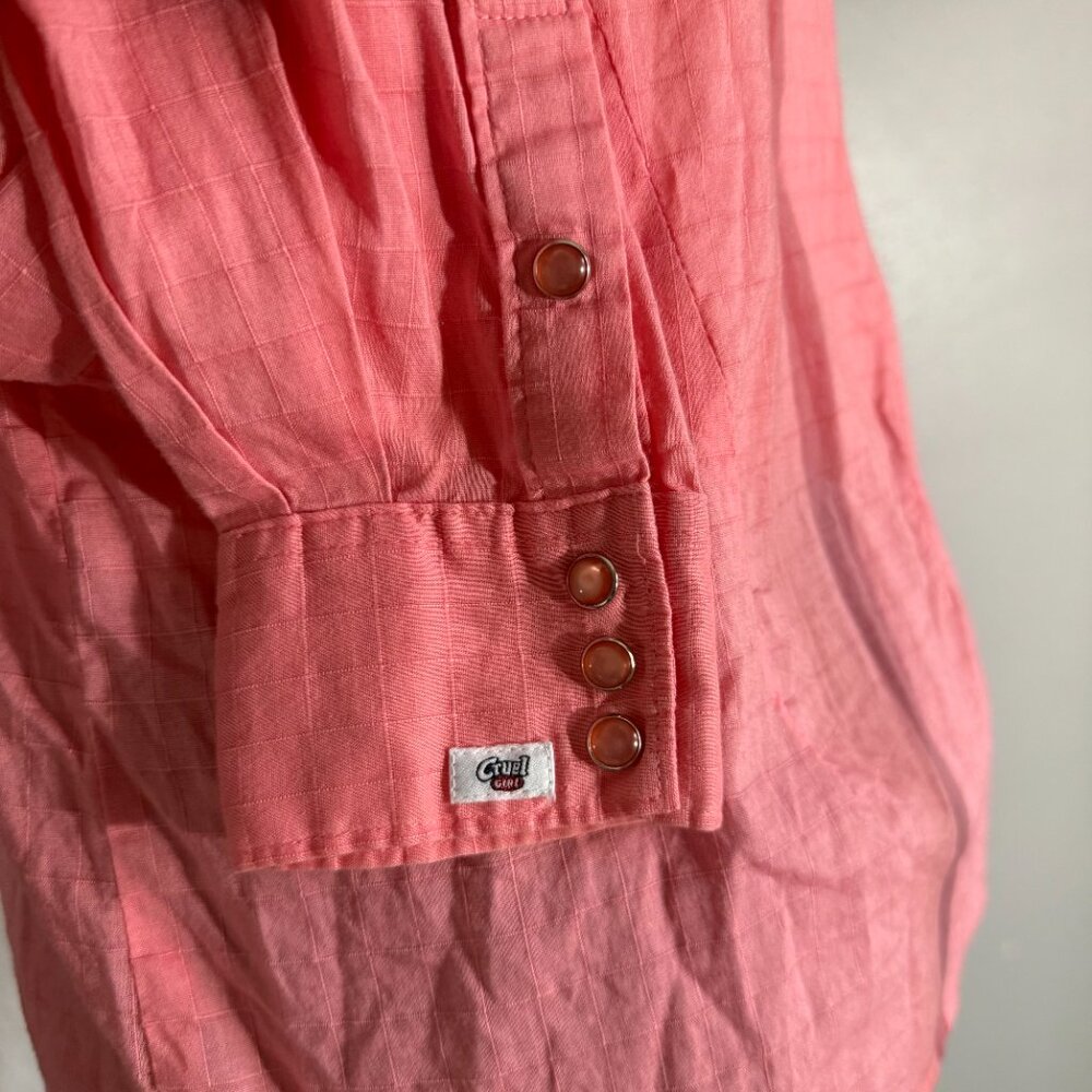 Pink Western Snap Button Cowgirl Shirt - Picture 10 of 10